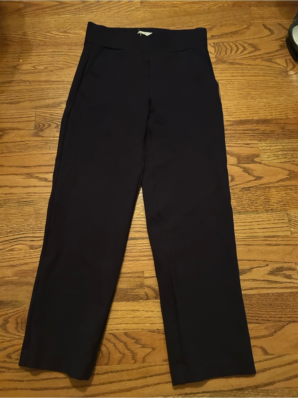 Loft Preppy Women’s XXP Dark Navy Blue Classic Minimal Wide Leg Trouser Pants